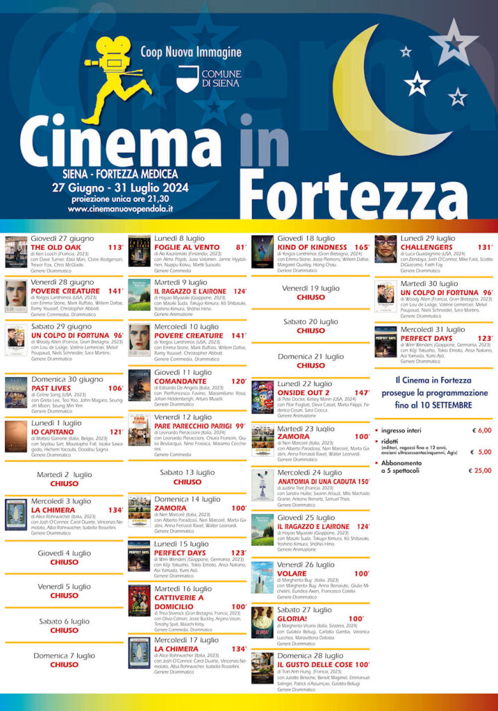 Cinema in Fortezza 2024
